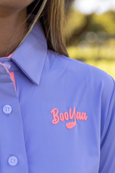 Ladies BooYaa Golf Shirt - LAVENDER