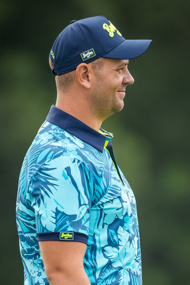 BooYaa Lifestyle Golf Cap - Navy Neon